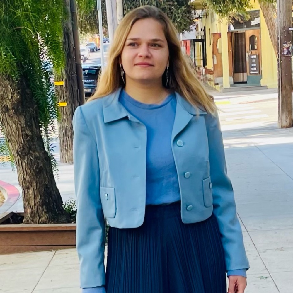 One of a kind vintage cropped jacket